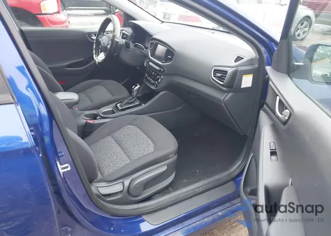 2019 Hyundai Ioniq Hybrid Blue из США, поврежденный, VIN KMHC65LC6KU179389
